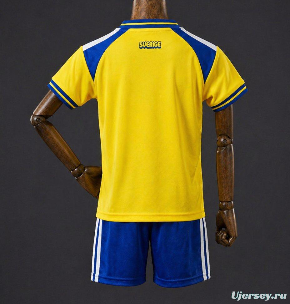 2026 Kids Sweden Home Jersey