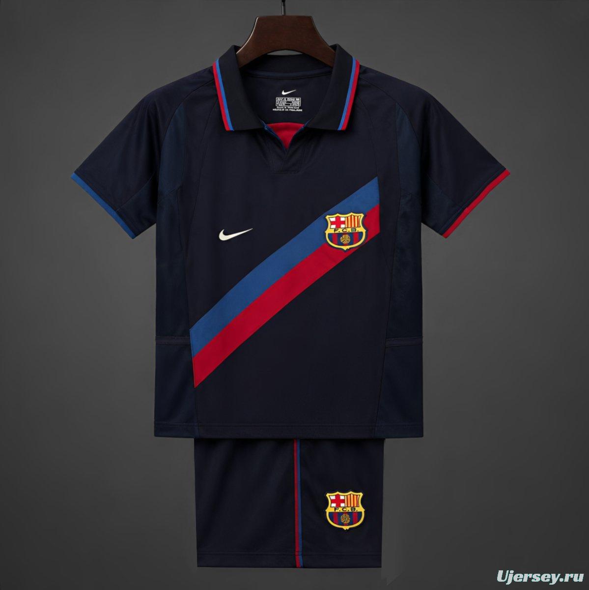 Retro 02/03 Kids Barcelona Third Jersey