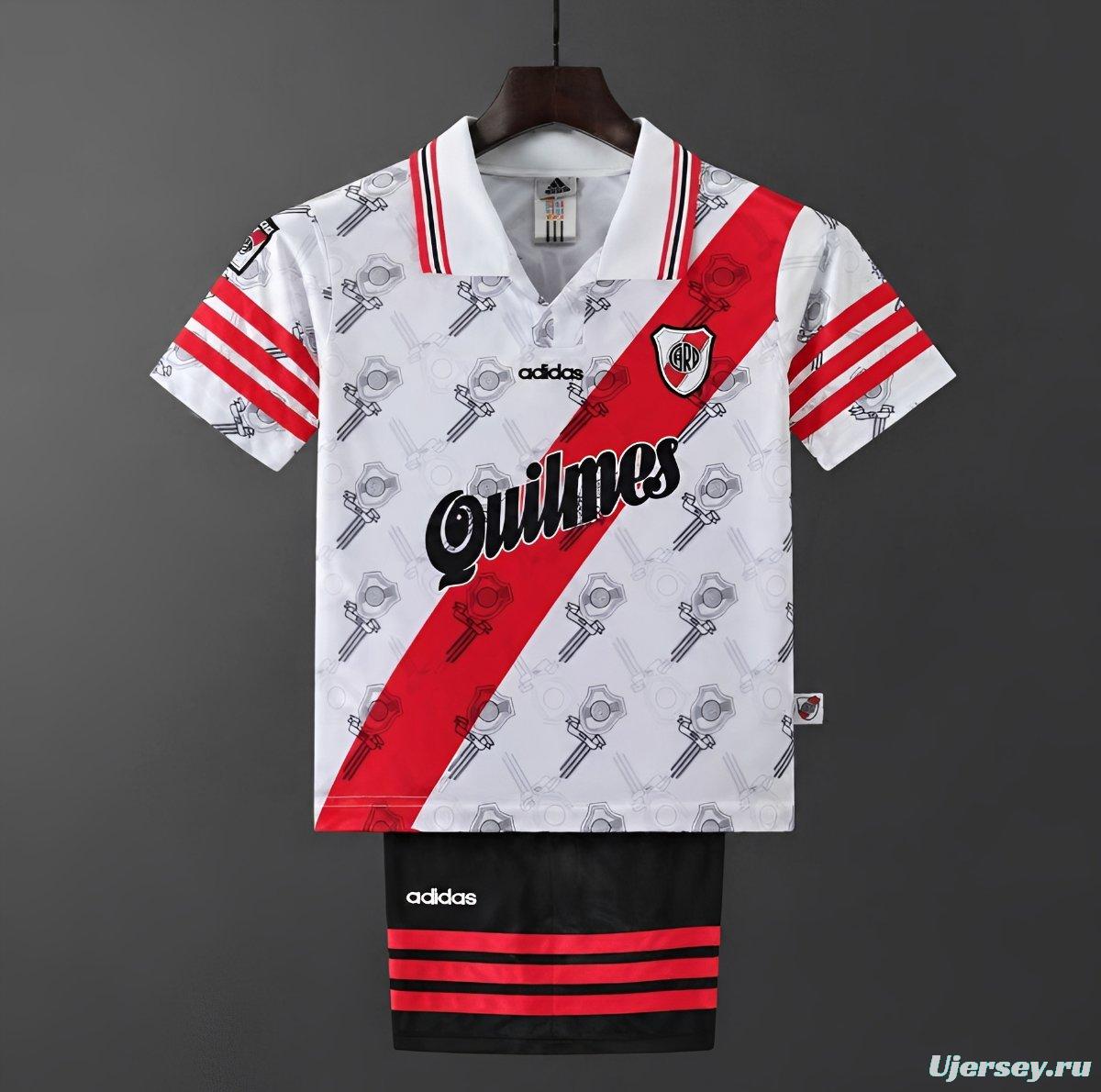 Retro 96/97 Kids River Plate Home Jersey