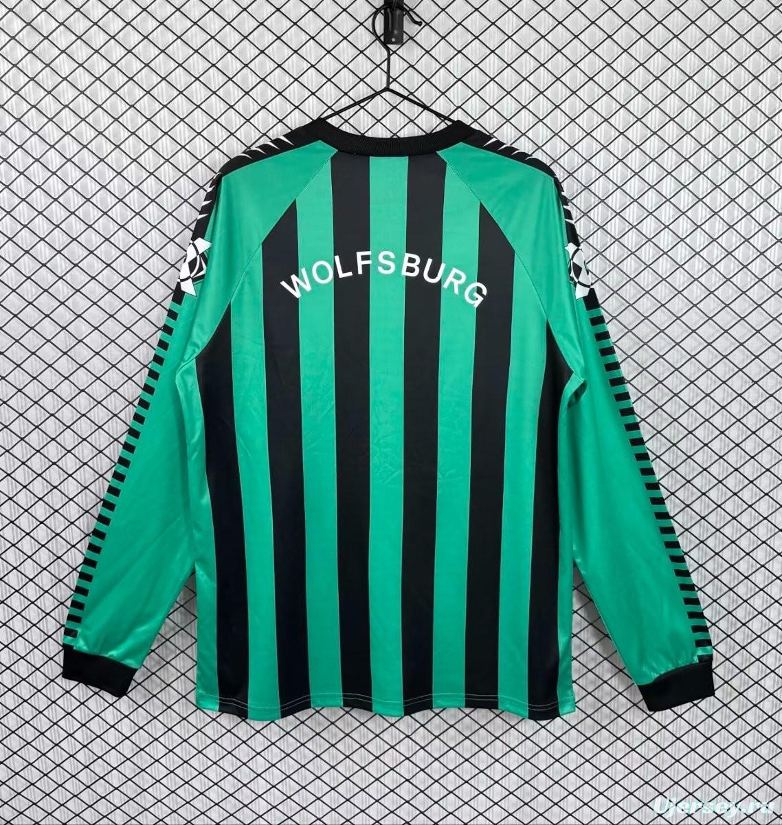 Retro 94/95 Wolfsburg Home Long Sleeve Jersey