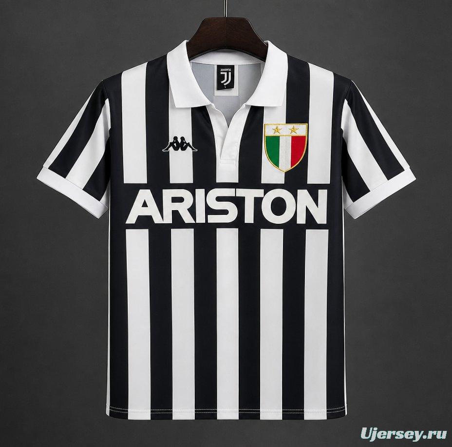 Retro 84/85 Juventus Home Jersey