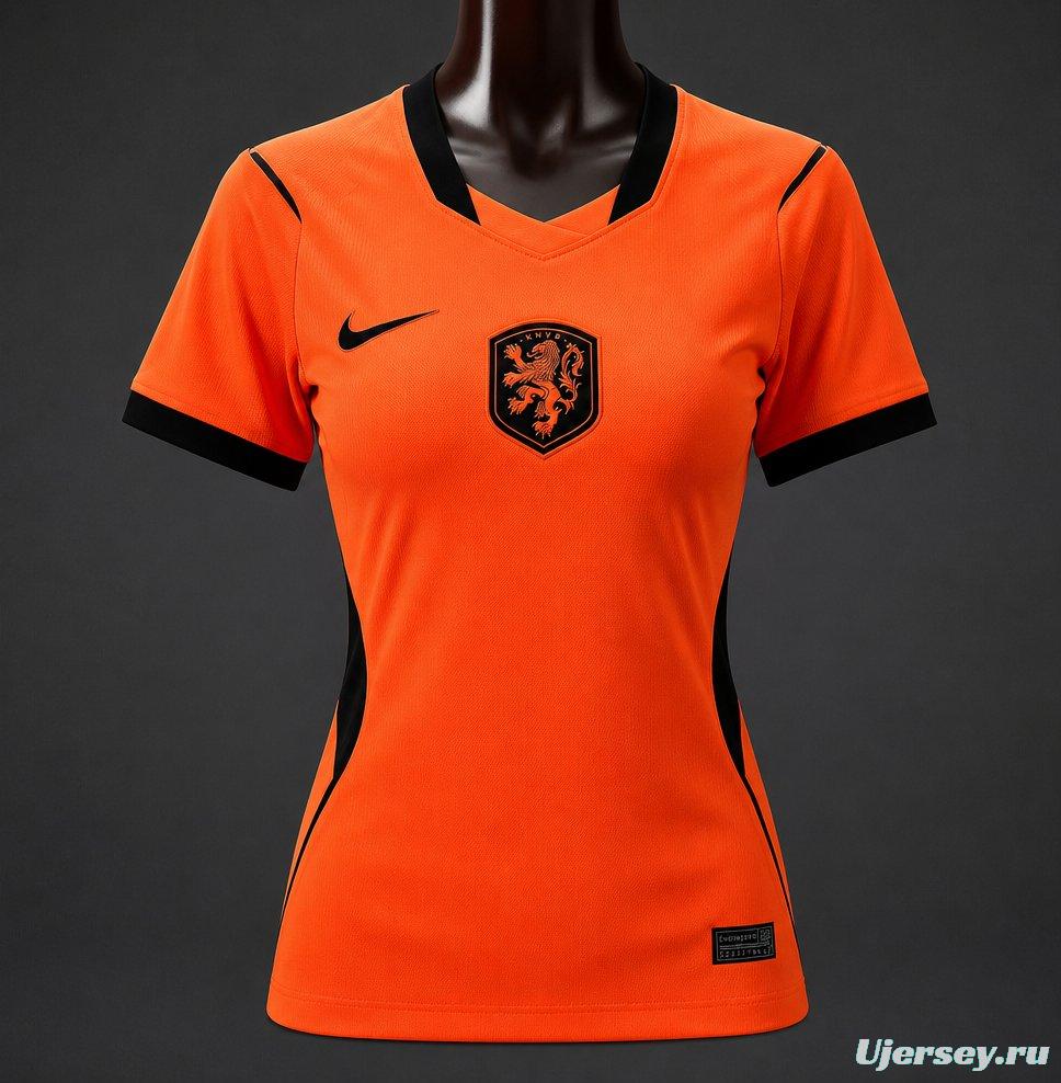2026 Netherlands Home Women Jersey