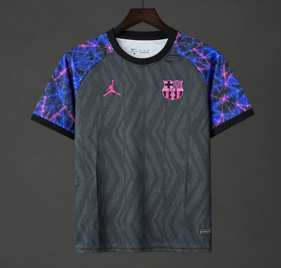 26/27 FC Barcelona x Jordan Special Edition Black Training Jersey