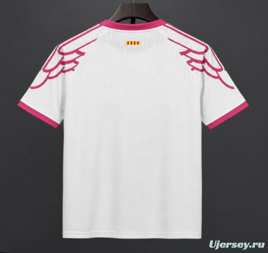 25/26 Barcelona "Pink Wings" Special Edition White/Pink Jersey