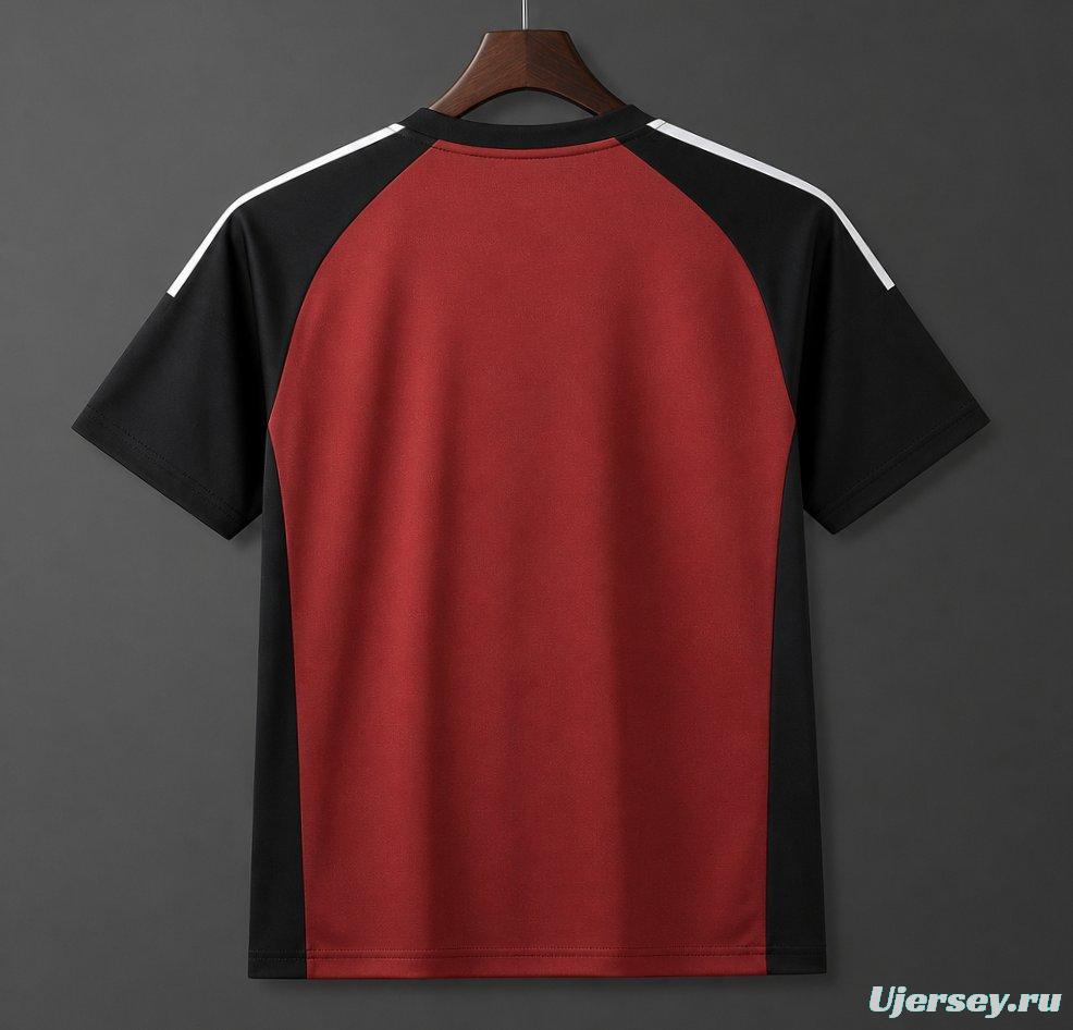 2026 Spain Wine/Black Goalkeeper Jersey
