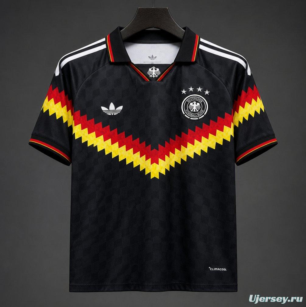 2026  Germany Special Edition Black 1990s Vintage Style Concept Jersey