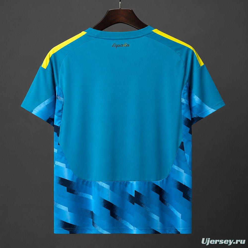 2026 Spain Blue Goalkeeper Jersey