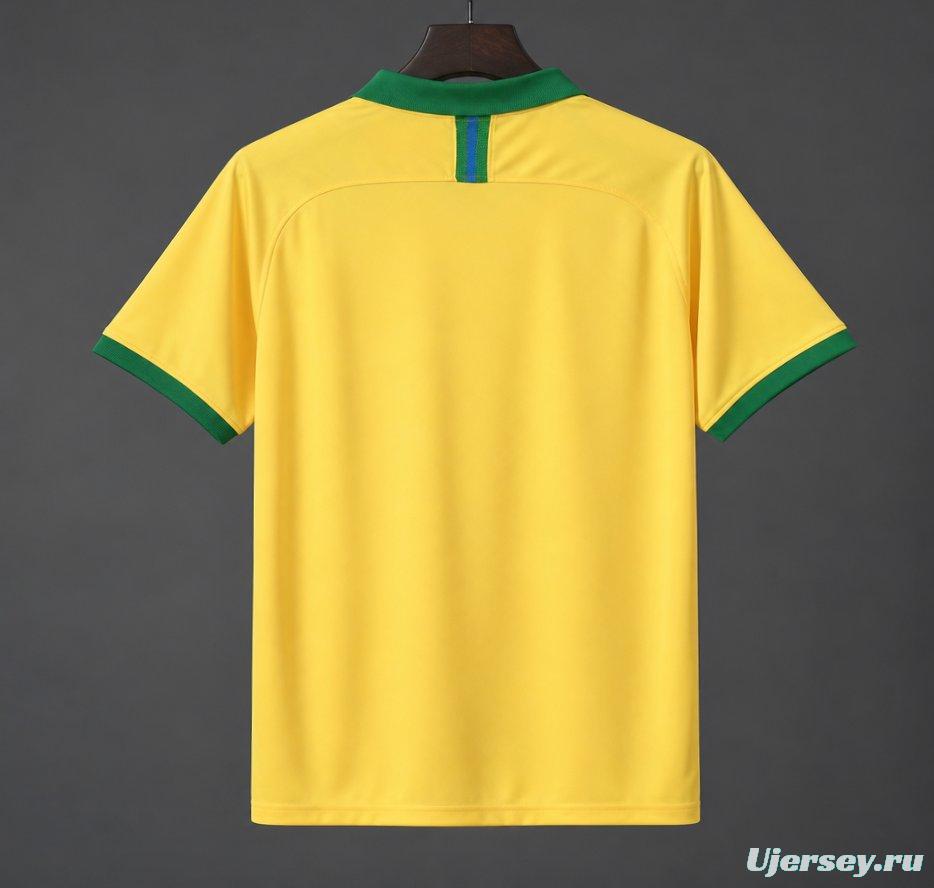 Retro 2020 Brazil Home Jersey