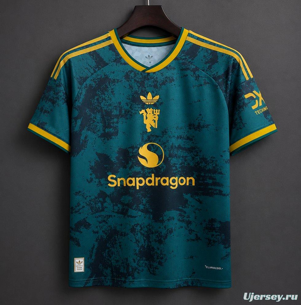 26/27 Adidas Manchester United Special Edition Green Gold Jersey