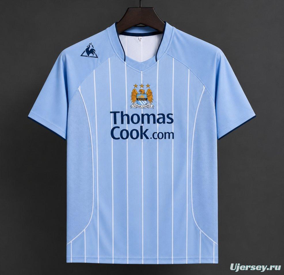 Retro 07/08 Manchester City Home Soccer Jersey