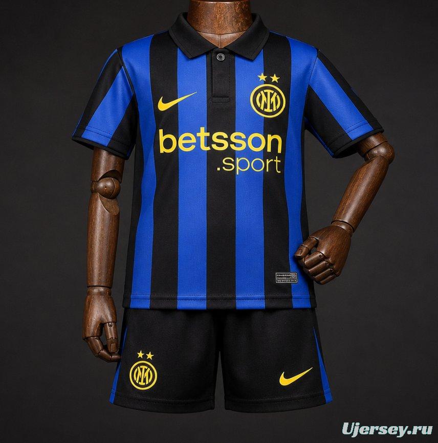26/27 Kids Inter Milan Home Jersey