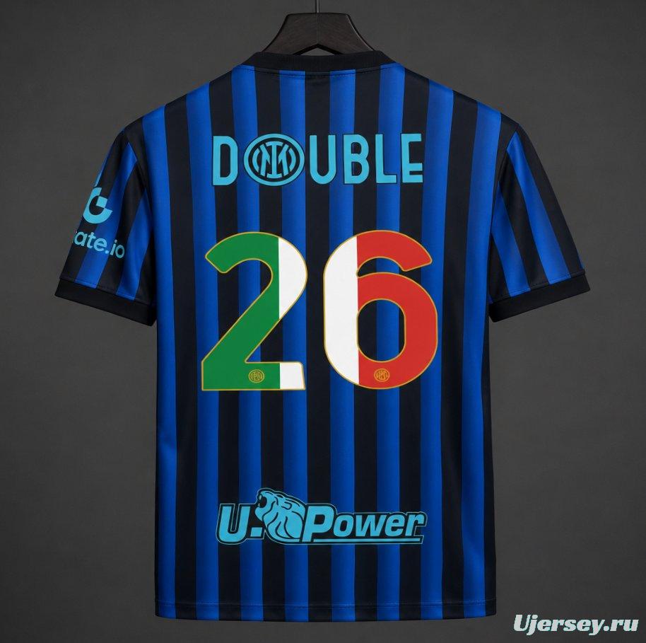 25/26 Inter Milan Home "DOUBLE 26" Special Edition Jersey