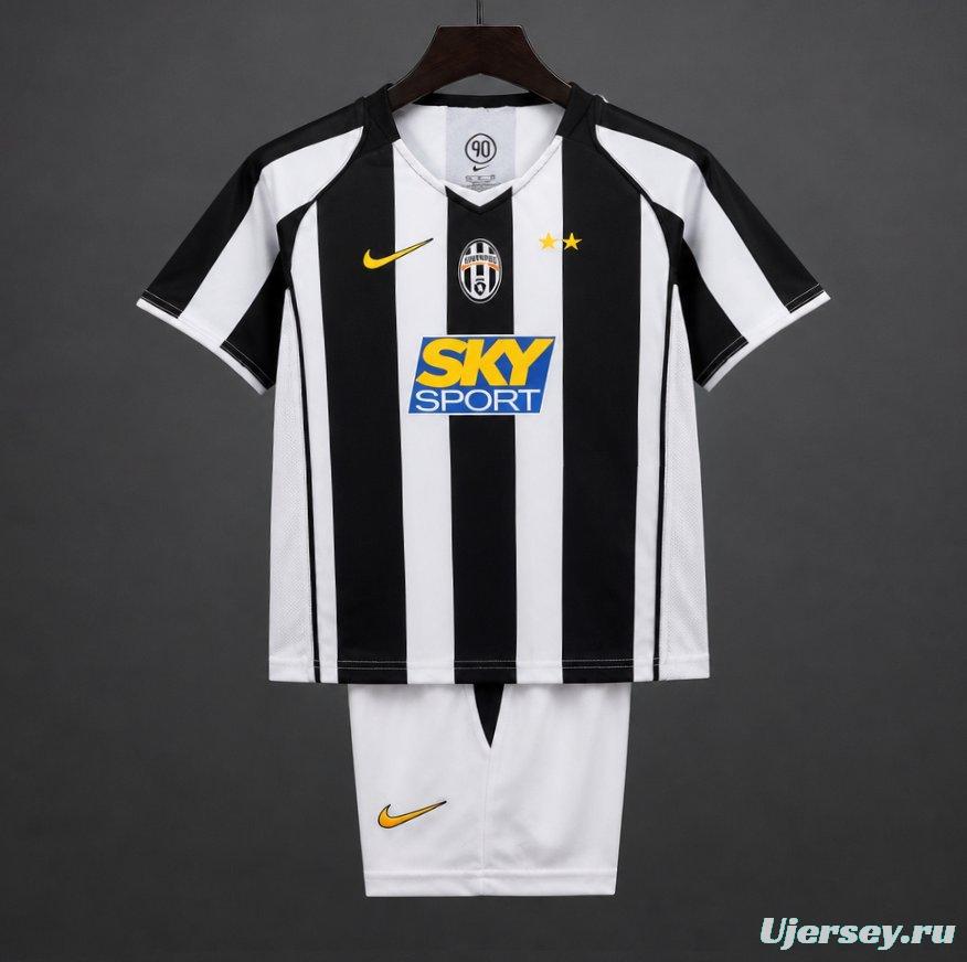 Retro Kids 04/05 Juventus Home Jersey