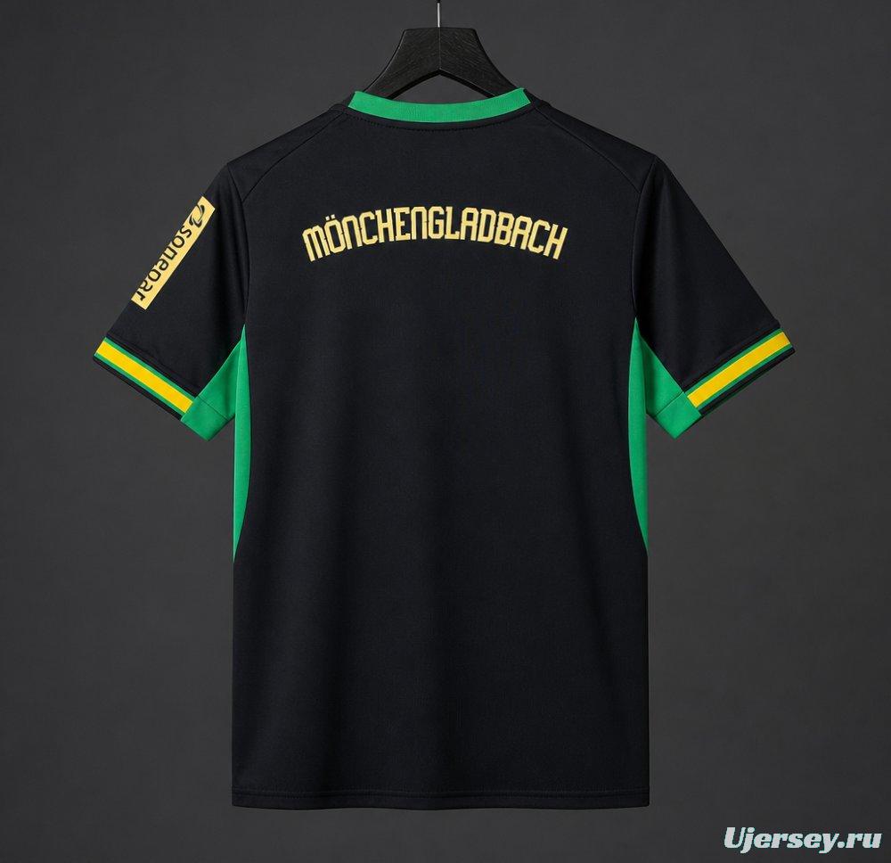 26/27 Borussia Mönchengladbach Black & Green Away Jersey