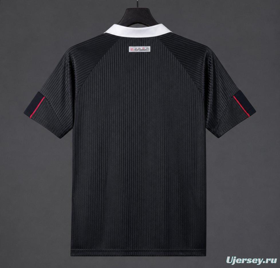 Retro 1997/99 England Black & Red Away Jersey