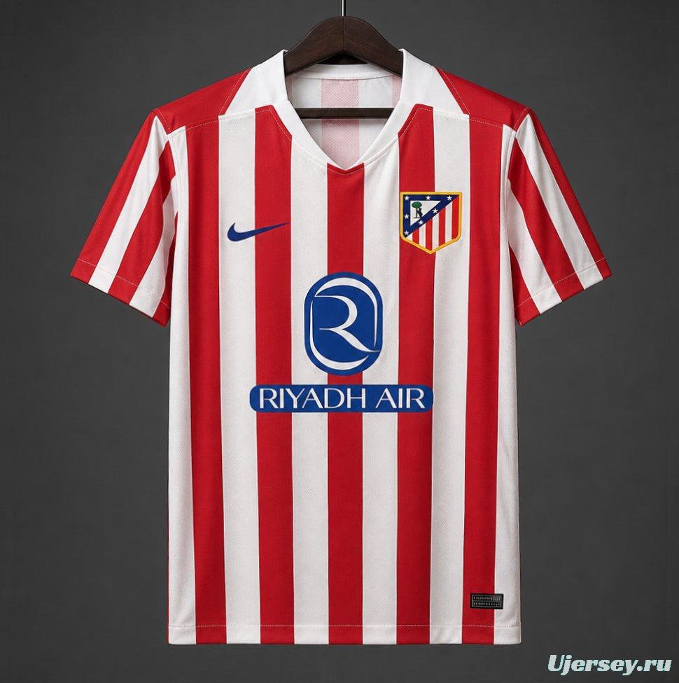 25/26 Atletico Madrid Home Jersey With Griezmann Special Printing