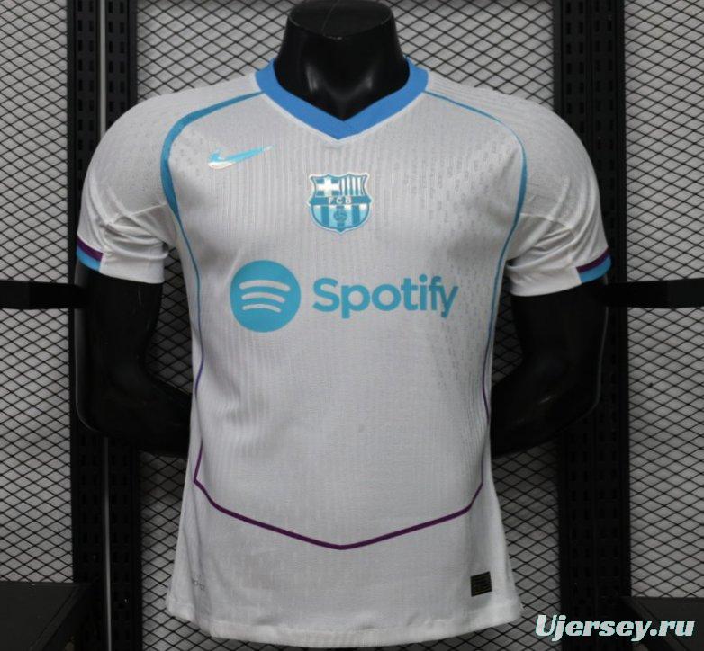 Player Version 26/27 FC Barcelona White Special Edition  Away Jersey