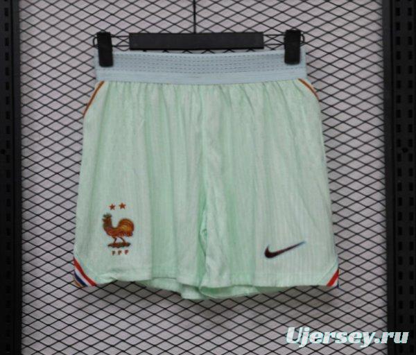 Player Version 2026 France Mint Green Away Shorts