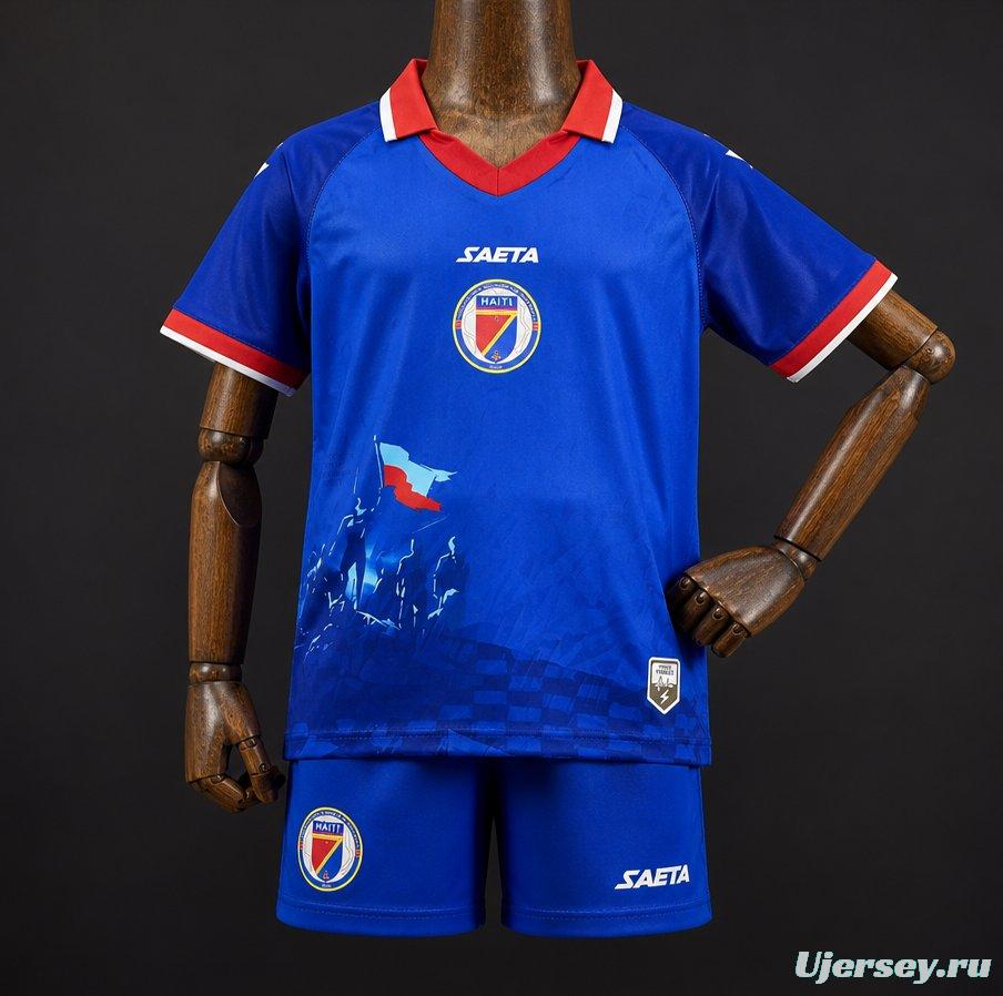 2026 Kids Haiti World Cup Home Jersey