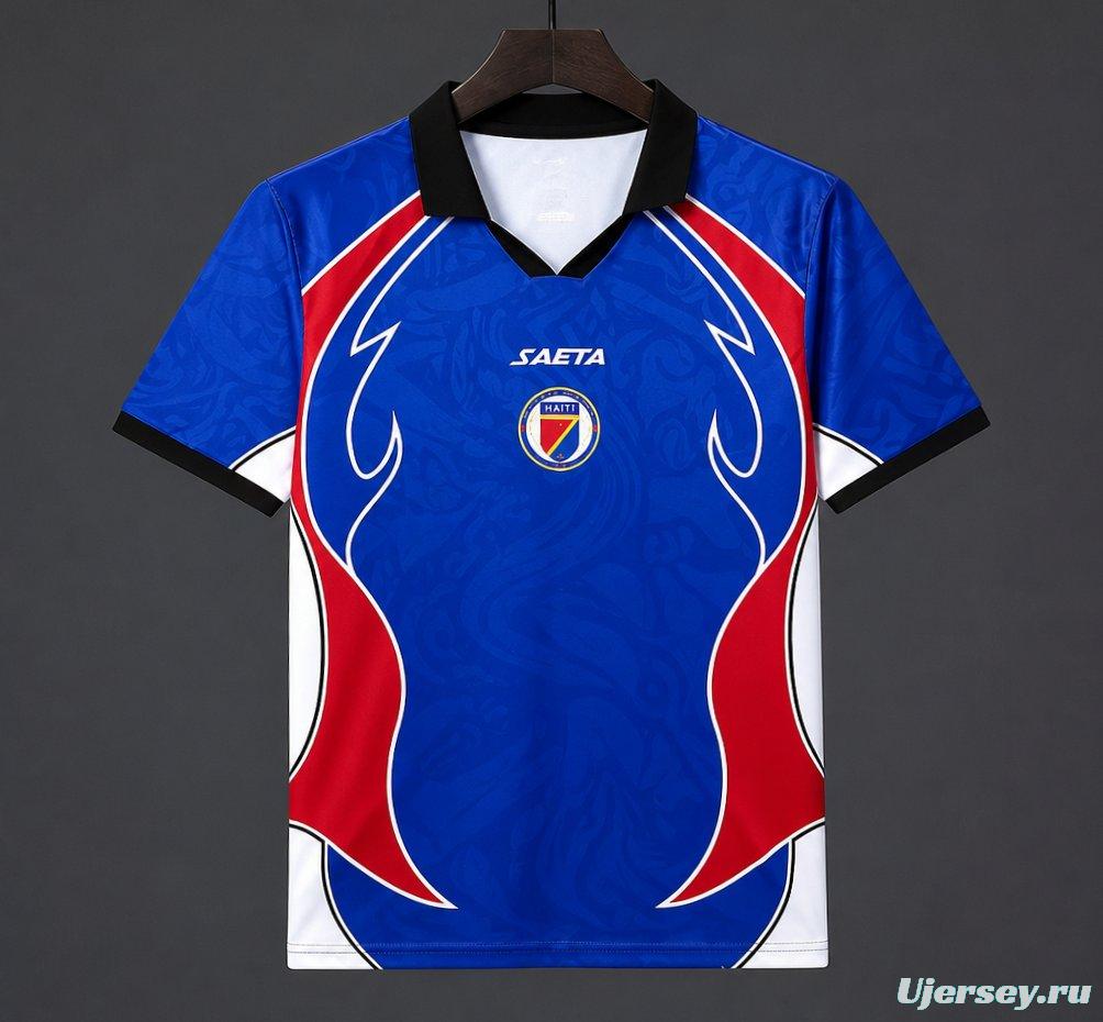 2026 Saeta Haiti Red Blue Special Jersey