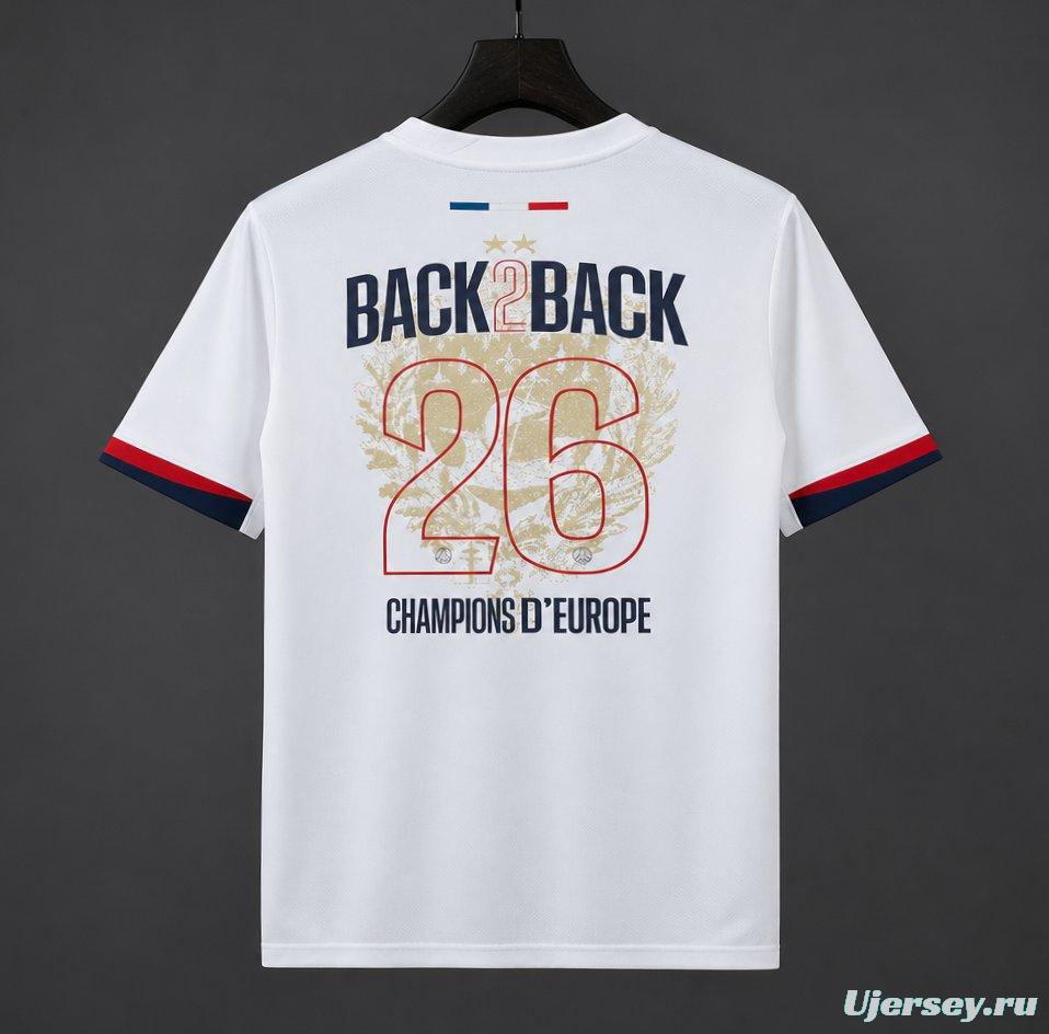 2 Star 25/26 PSG Away Jersey