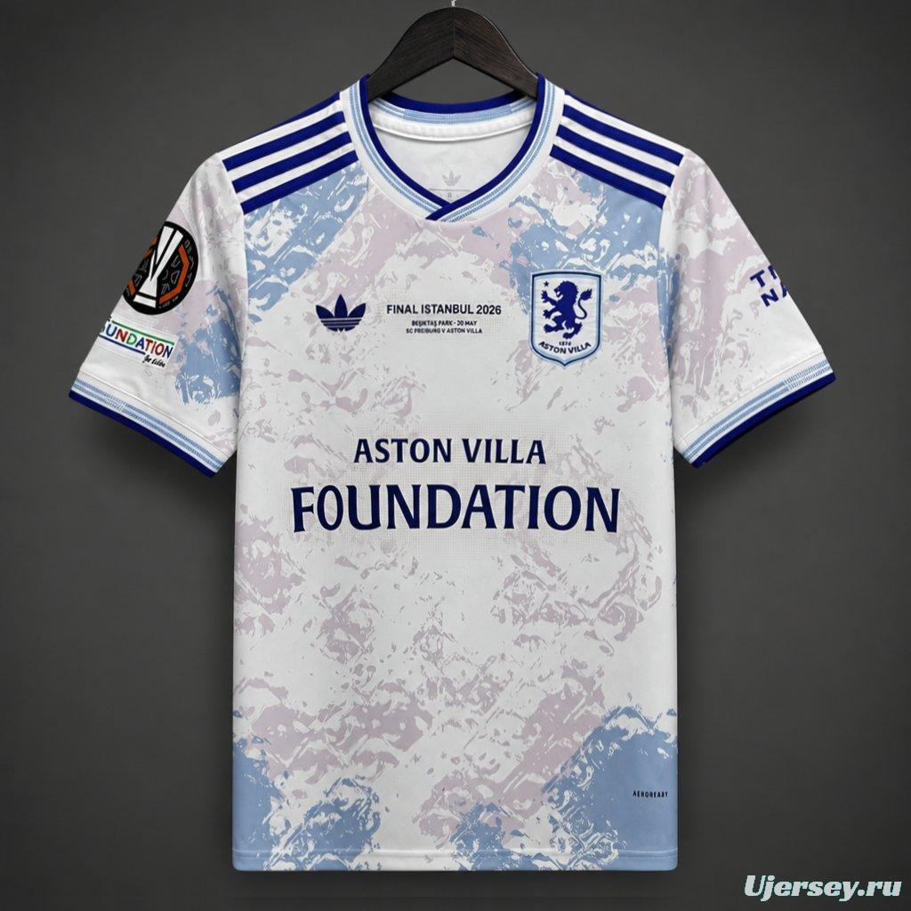 25/26 Aston Villa Europa League Final third jersey