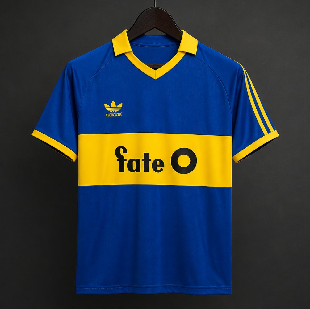 Retro 86/88 Boca Juniors Home Jersey