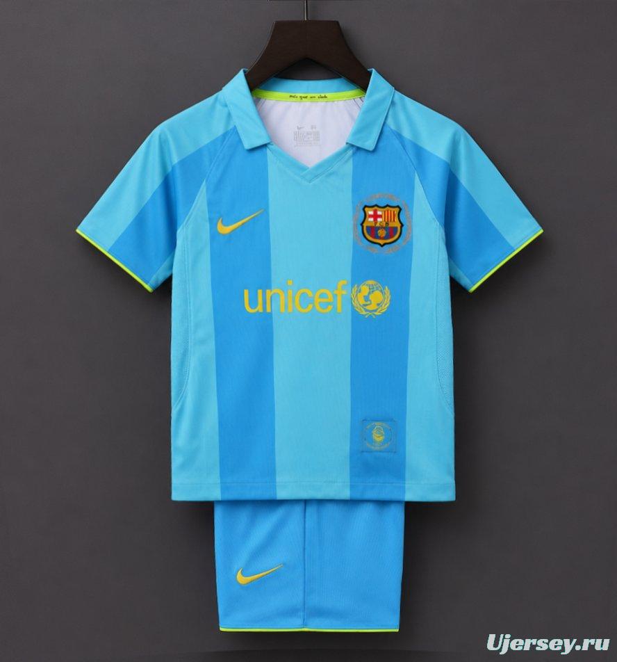 Retro Kids 07/08 FC Barcelona Away Jersey