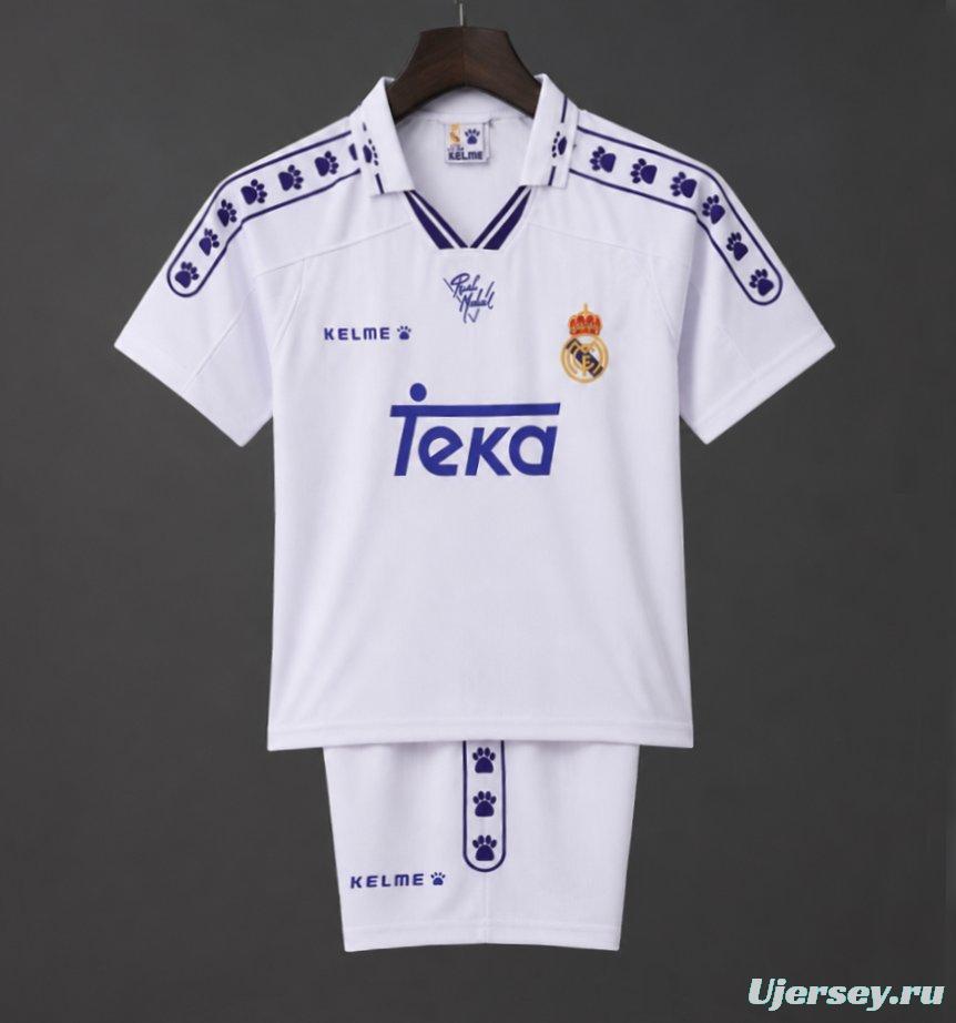 Retro Kids 94/96 Real Madrid Home Jersey