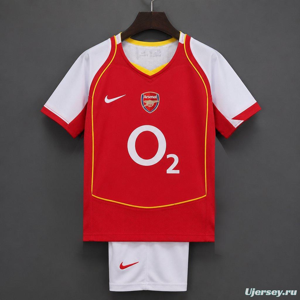 Retro Kids 04/05 Arsenal Home Jersey