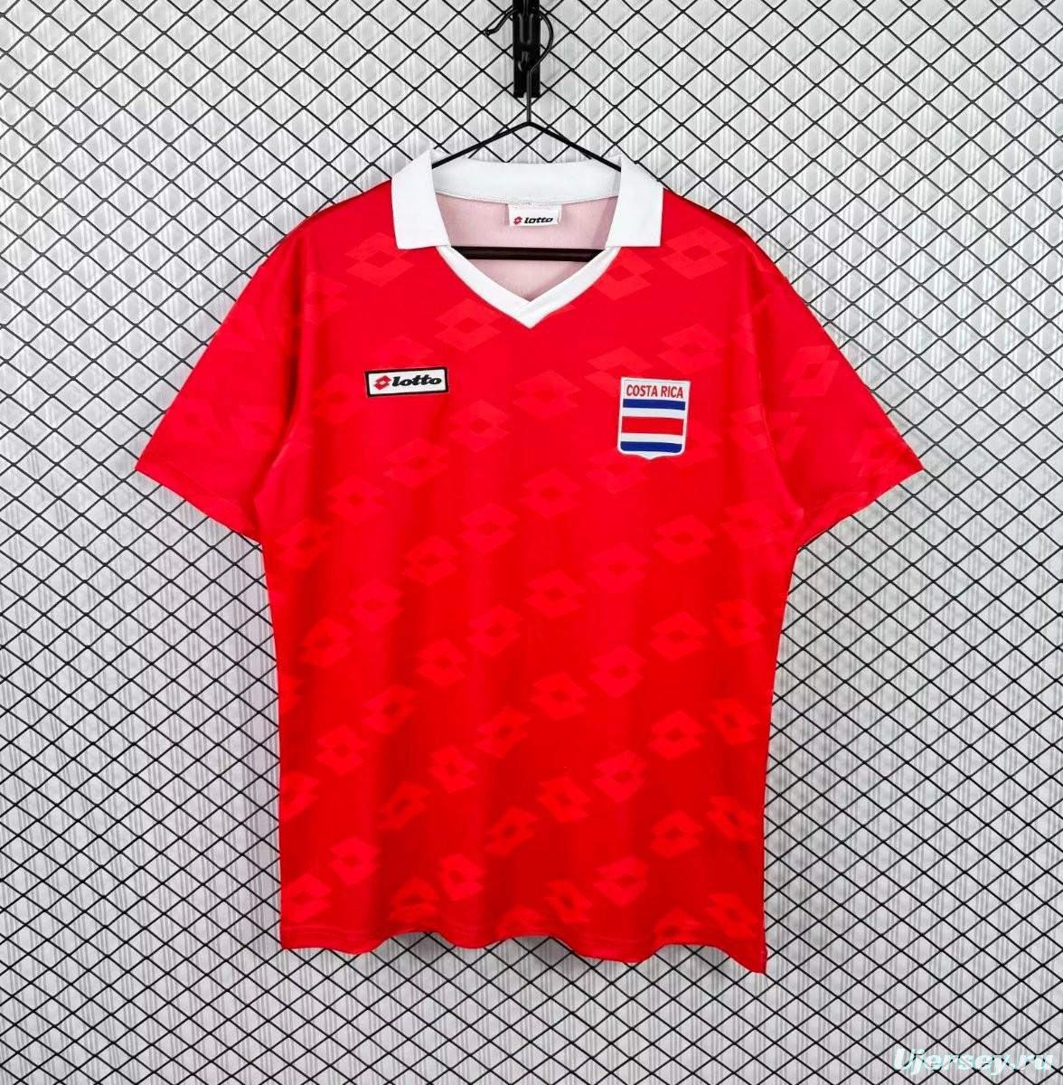 Retro 1990 Costa Rica Home Jersey