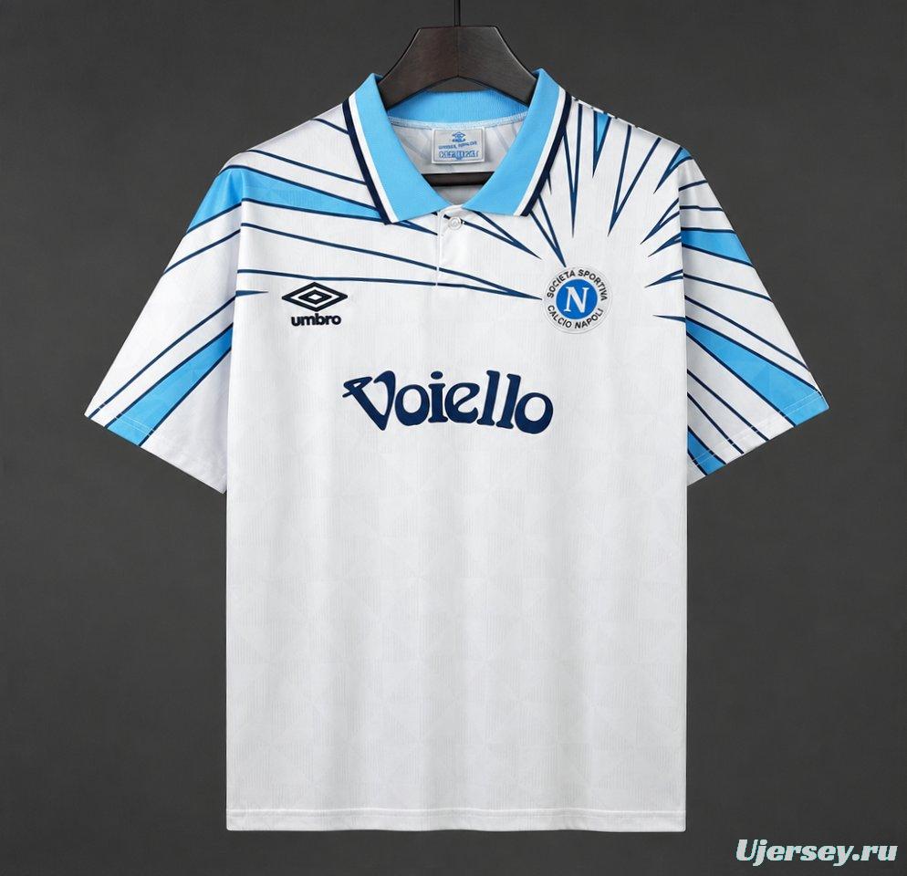Retro 91/92 Napoli Away Jersey