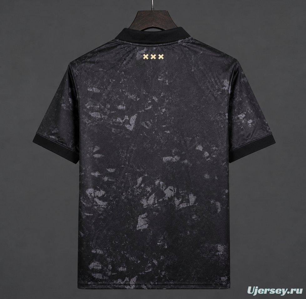 26/27  Ajax x Stone Island Concept Black Jersey