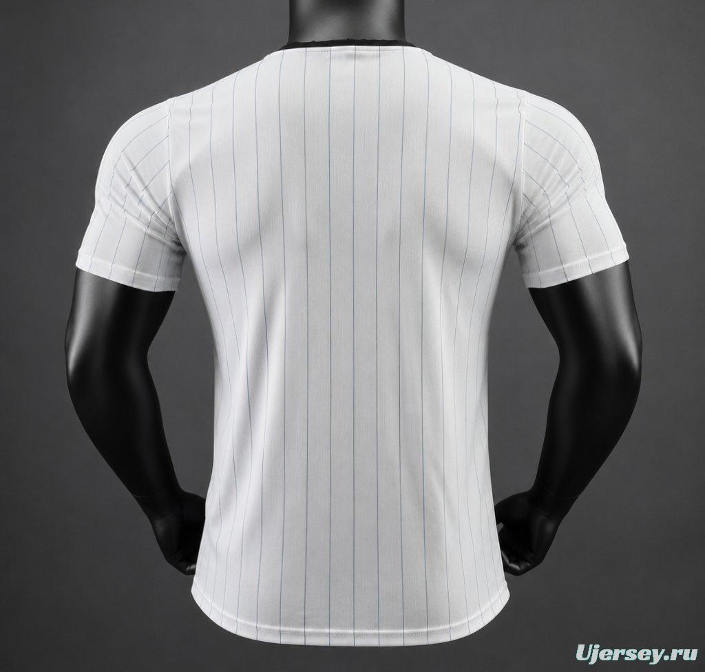 Player Version 2026 Argentina "Terrace Icons" Subtle Light Blue Pinstripes Jersey