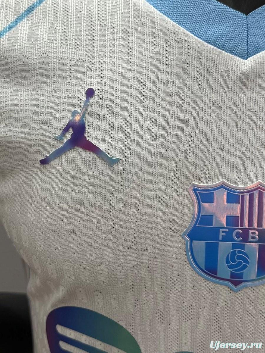 Player Version 26/27 Barcelona White/Light Blue Concept Away Jersey