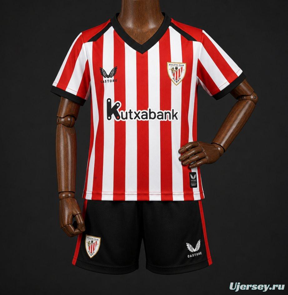 26/27 Kids Athletic Bilbao Home Jersey