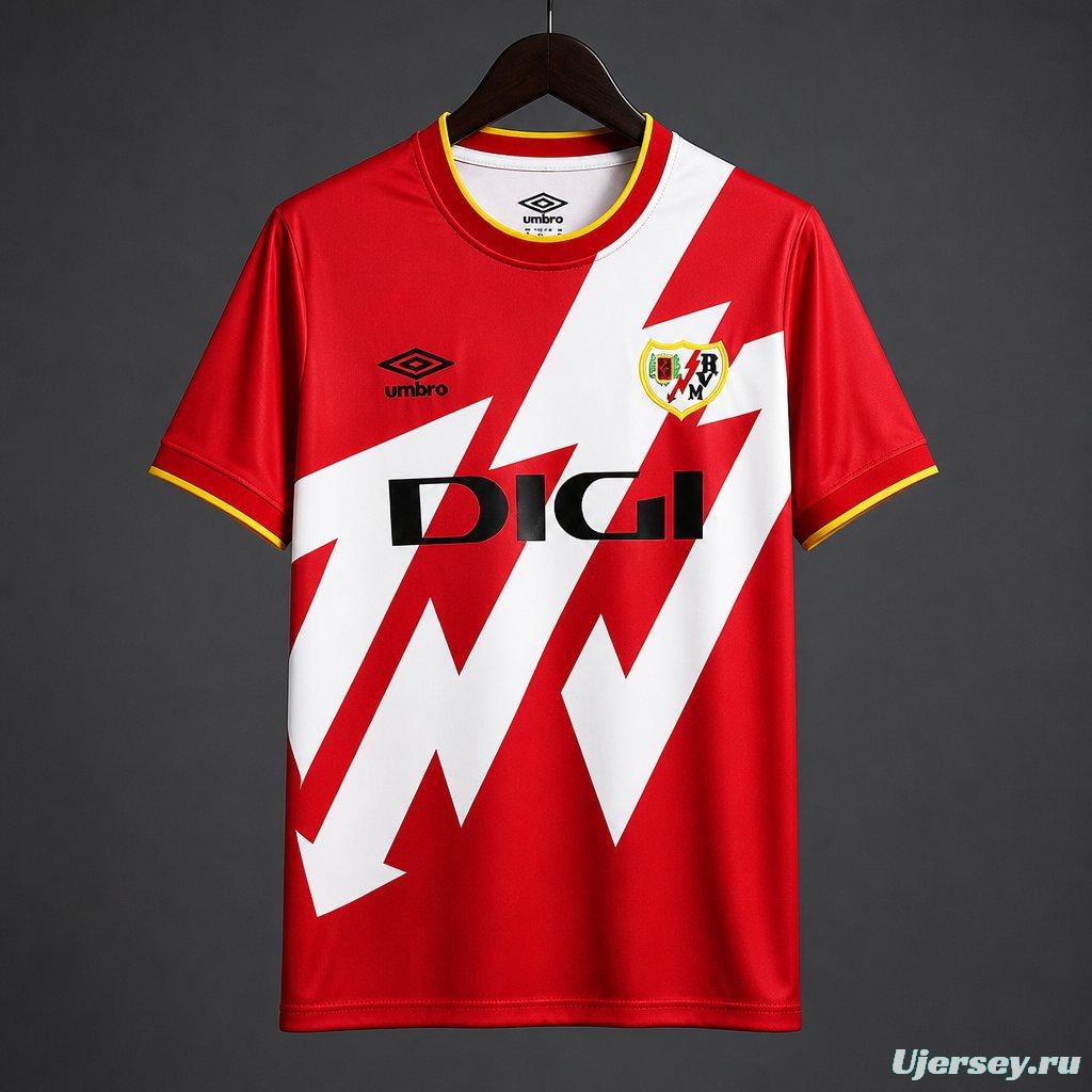 26/27 Rayo Vallecano Away Red Jersey