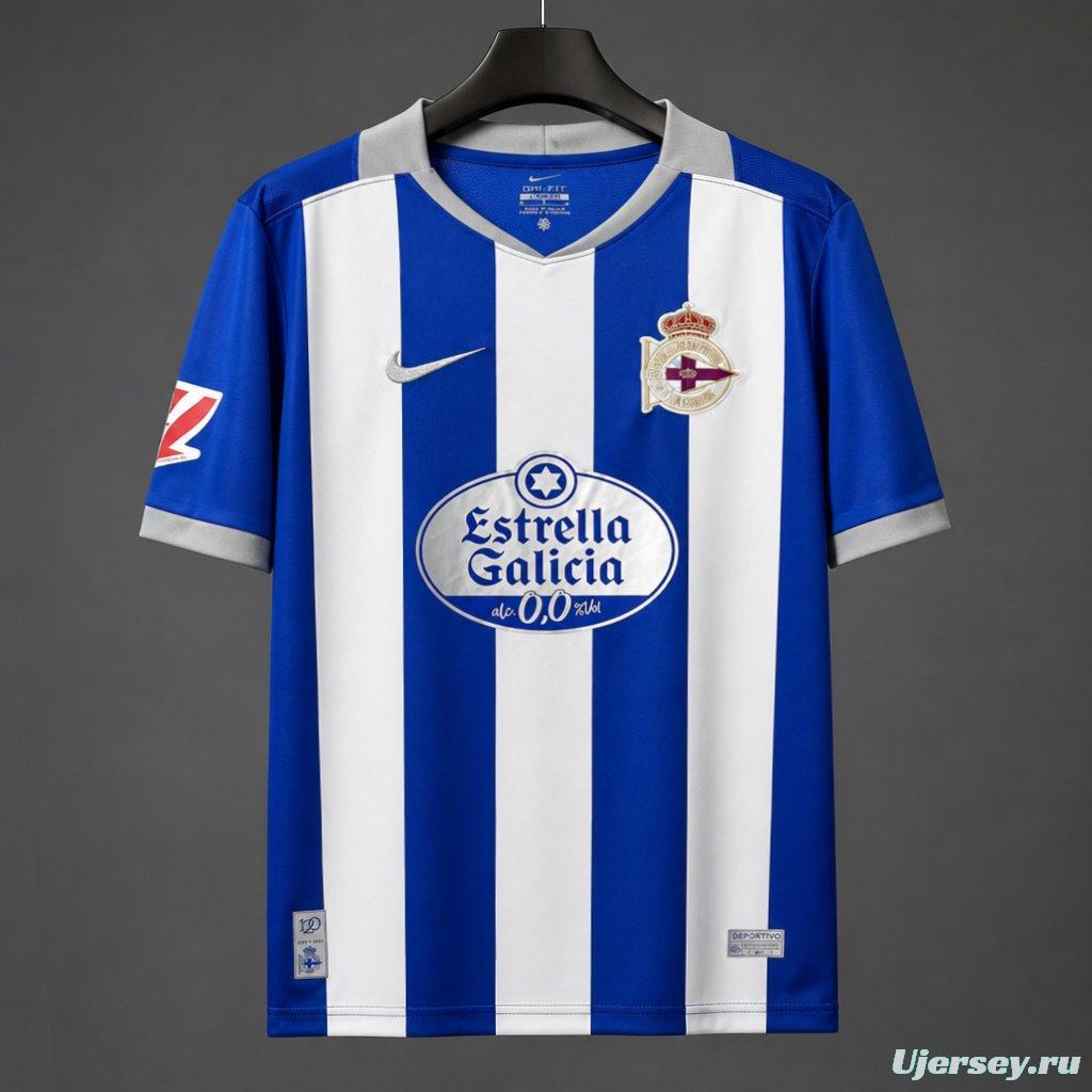 26/27 Deportivo La Coruna Home Jersey