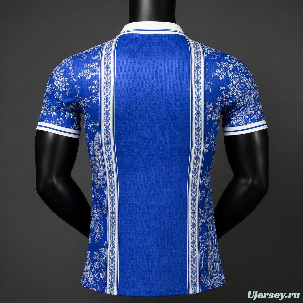 Player Version 26/27 Chelsea x Jordan x Dior Parisian Heritage Concept POLO Jersey