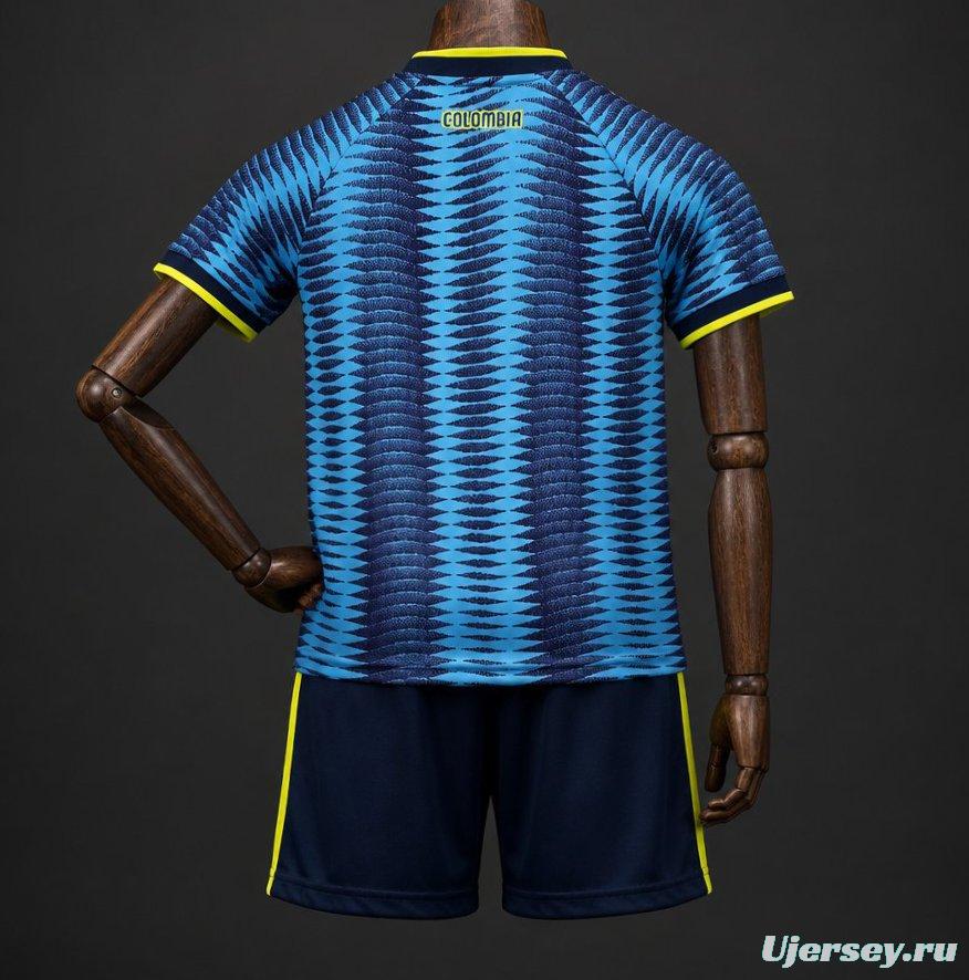 2026 Kids Colombia World Cup Away Kit