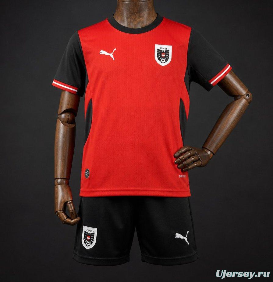 2026 Kids Austria World Cup Home Kit