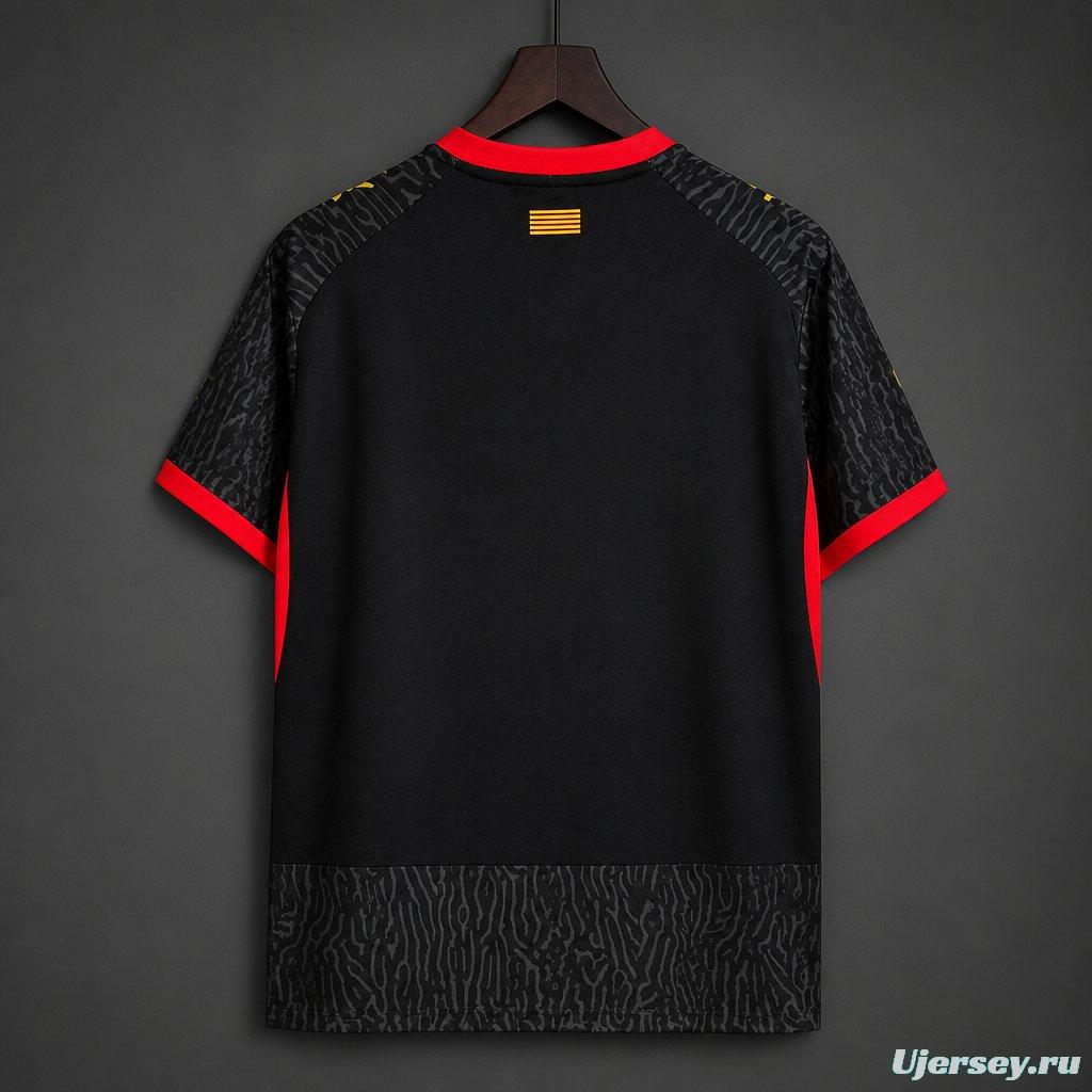 26/27 Girona Away Black Jersey