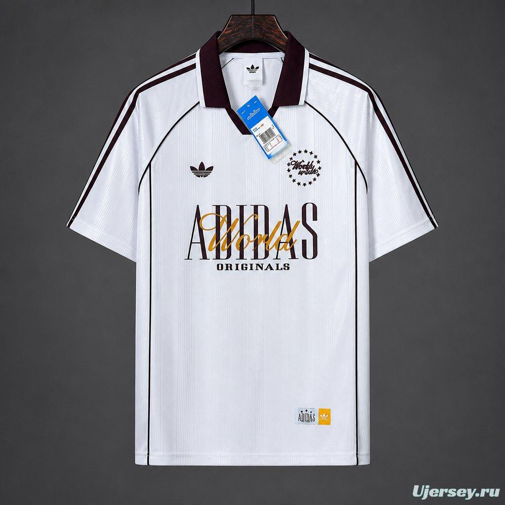 Adidas World Wide Version Polo White Jersey