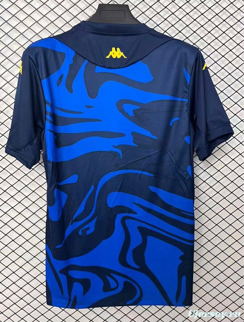 26/27 Cádiz CF Navy Blue Marble Pattern Pre-Match Jersey