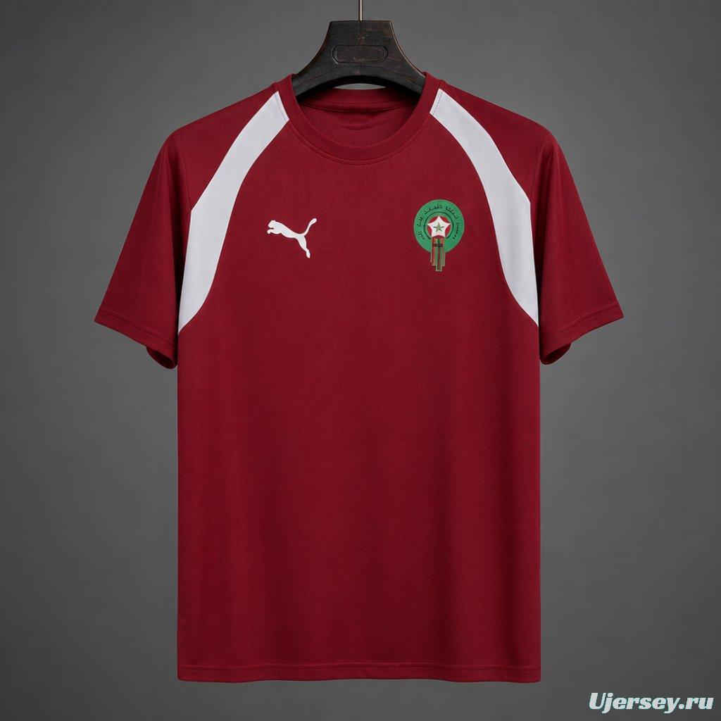 2026 Morocco Red Training Jersey