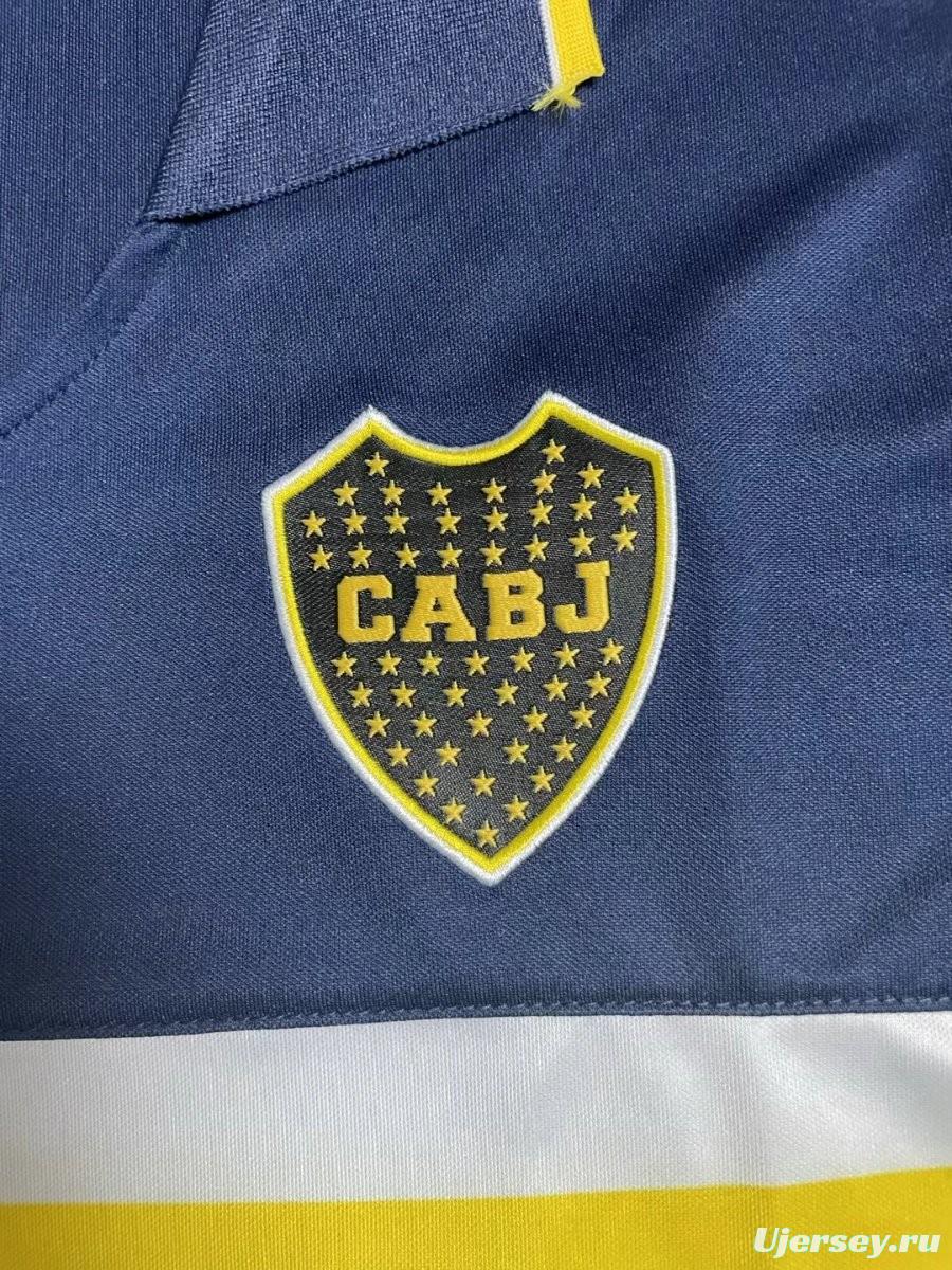 Retro 96/97 Boca Juniors Home Long Sleeve Jersey