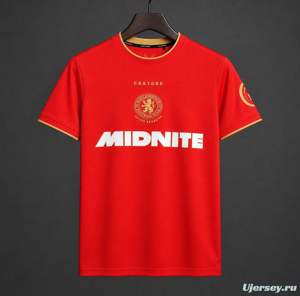 26/27 Middlesbrough FC Home Red Jersey