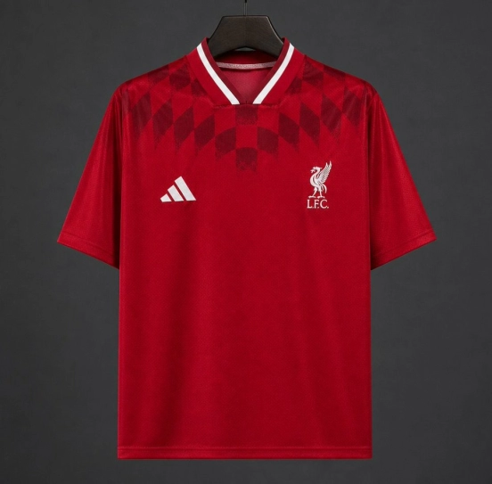 26/27 Liverpool  Geometric Pattern  Pre-Match Jersey