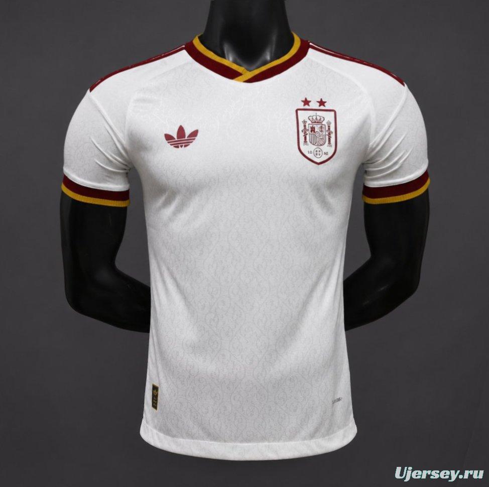 2 Star 2026 Spain Away White Jersey
