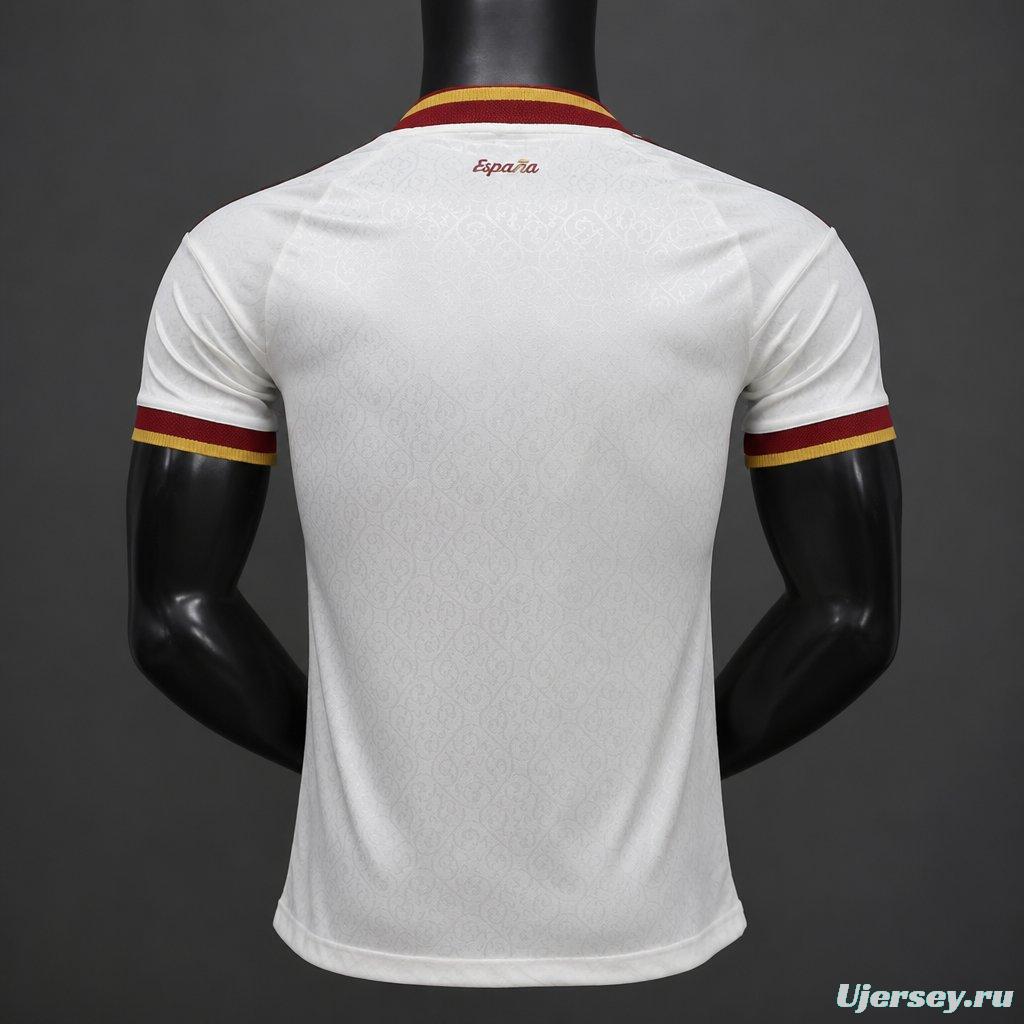2 Star 2026 Spain Away White Jersey